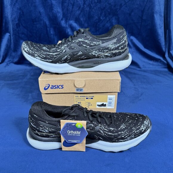 NEW Size 10 - ASICS GEL-Nimbus 24 MK Black 0736/0737 - Picture 3 of 6